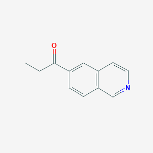 B1394905 1-(Isoquinolin-6-YL)propan-1-one CAS No. 1053656-04-4