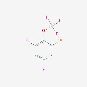 molecular formula C7H2BrF5O B1394909 1-溴-3,5-二氟-2-(三氟甲氧基)苯 CAS No. 1242259-73-9
