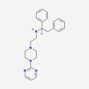 1-(2-(1,2-Diphenylethylamino)ethyl)-4-(2-pyrimidyl)piperazine