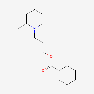 3-(2-Methylpiperidin-1-yl)propyl cyclohexanecarboxylate