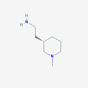 molecular formula C8H18N2 B1394923 (S)-1-甲基-3-哌啶乙胺 CAS No. 1392745-61-7
