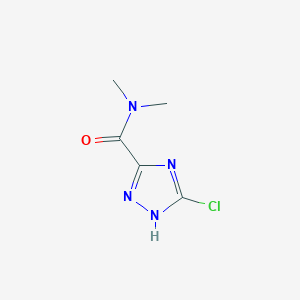 5-chloro-N,N-dimethyl-1H-1,2,4-triazole-3-carboxamide