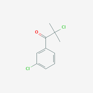 2-Chloro-1-(3-chlorophenyl)-2-methylpropan-1-one