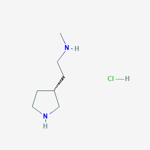 (S)-N-methyl-2-(pyrrolidin-3-yl)ethanamine hydrochloride