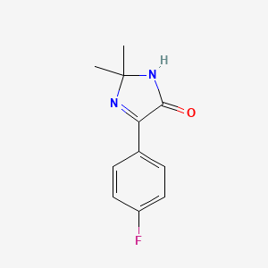 5-(4-fluorophenyl)-2,2-dimethyl-2,3-dihydro-4H-imidazol-4-one