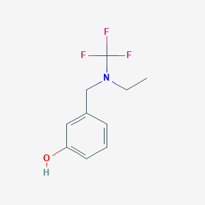 3-((Ethyl(trifluoromethyl)amino)methyl)phenol