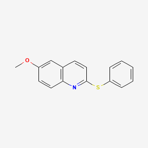 Methyl 2-phenylthio-6-quinolyl ether