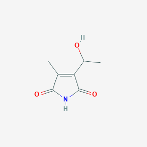 3-(1-Hydroxyethyl)-4-methyl-1H-pyrrole-2,5-dione