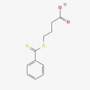 Butanoic acid, 4-[(phenylthioxomethyl)thio]-