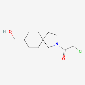 2-Chloro-1-(8-(hydroxymethyl)-2-azaspiro[4.5]decan-2-yl)ethanone