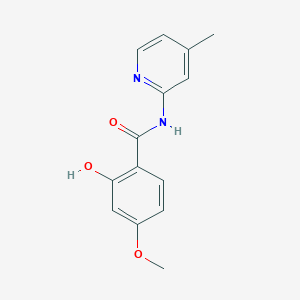 2-Hydroxy-4-methoxy-N-(4-methylpyridin-2-yl)benzamide