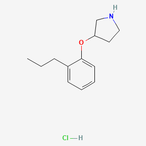 3-(2-Propylphenoxy)pyrrolidine hydrochloride