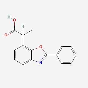 alpha-Methyl-2-phenyl-7-benzoxazoleacetic acid