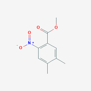 molecular formula C10H11NO4 B1394992 Methyl 4,5-dimethyl-2-nitrobenzoate CAS No. 90922-74-0