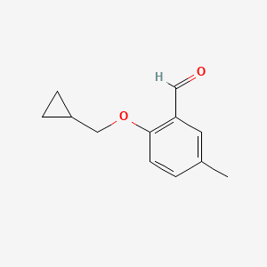 2-(Cyclopropylmethoxy)-5-methylbenzaldehyde