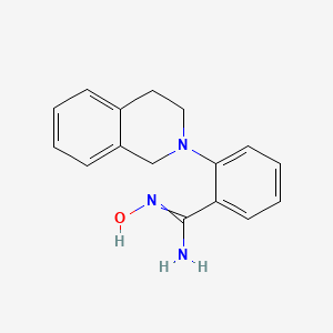 2-[3,4-Dihydro-2(1H)-isoquinolinyl]-N'-hydroxybenzenecarboximidamide