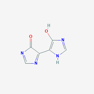 4H-Imidazol-4-one, 5-(1,5-dihydro-5-oxo-4H-imidazol-4-ylidene)-3,5-dihydro-