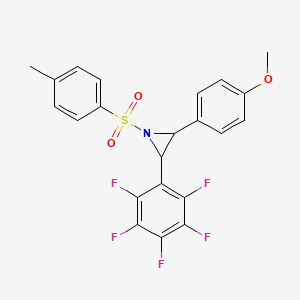 2-(4-Methoxyphenyl)-3-(perfluorophenyl)-1-tosylaziridine