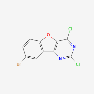 8-Bromo-2,4-dichlorobenzofuro[3,2-d]pyrimidine