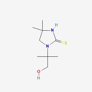 2-Imidazolidinethione, 1-(1,1-dimethyl-2-hydroxyethyl)-4,4-dimethyl-