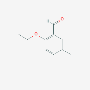 molecular formula C11H14O2 B1395026 2-Ethoxy-5-ethylbenzaldehyde CAS No. 883536-83-2