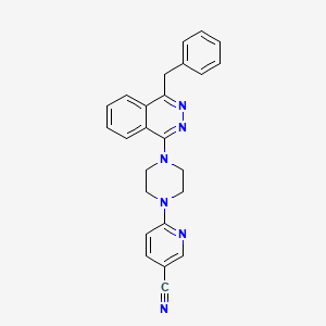 6-[4-(4-Benzylphthalazin-1-yl)piperazin-1-yl]nicotinonitrile