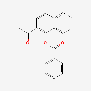 B13950479 2-Acetyl-1-naphthyl benzoate CAS No. 63450-44-2