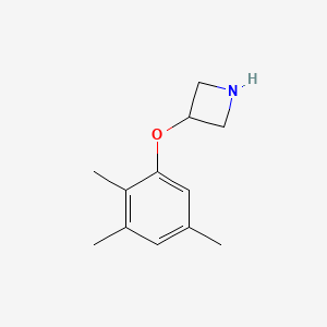 molecular formula C12H17NO B1395058 3-(2,3,5-三甲基苯氧基)氮杂环丁烷 CAS No. 1220028-56-7