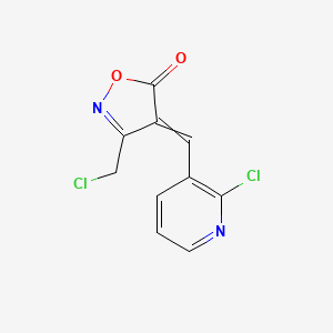 3-(Chloromethyl)-4-[(2-chloropyridin-3-YL)methylidene]-1,2-oxazol-5-one