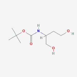 B139508 Tert-butyl (1,4-dihydroxybutan-2-yl)carbamate CAS No. 156627-42-8