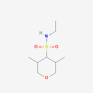 N-ethyl-3,5-dimethyltetrahydro-2H-pyran-4-sulfonamide