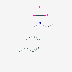 N-(3-ethylbenzyl)-N-(trifluoromethyl)ethanamine