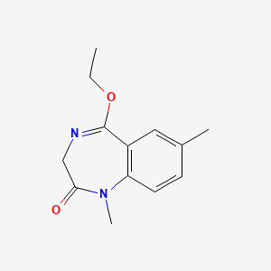 3H-1,4-Benzodiazepin-2(1H)-one, 1,7-dimethyl-5-ethoxy-