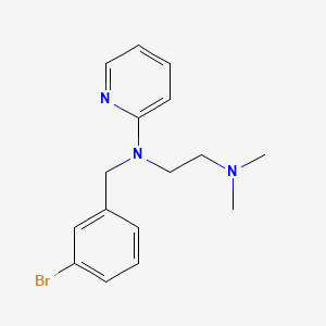 Pyridine, 2-((m-bromobenzyl)(2-(dimethylamino)ethyl)amino)-