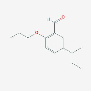 molecular formula C14H20O2 B1395153 5-(叔丁基)-2-丙氧基苯甲醛 CAS No. 883515-66-0