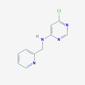 molecular formula C10H9ClN4 B1395155 6-Chloro-N-(2-pyridinylmethyl)-4-pyrimidinamine CAS No. 1125865-28-2