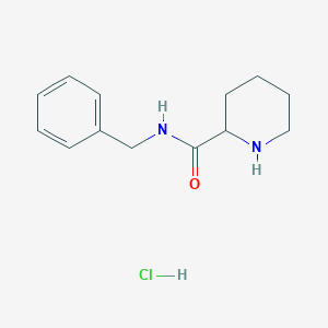 molecular formula C13H19ClN2O B1395171 N-苄基-2-哌啶甲酰胺盐酸盐 CAS No. 205993-54-0