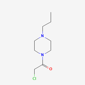 2-Chloro-1-(4-propylpiperazin-1-yl)ethan-1-one