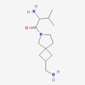 2-Amino-1-(2-(aminomethyl)-6-azaspiro[3.4]octan-6-yl)-3-methylbutan-1-one