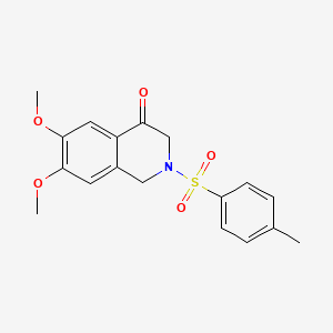 6,7-Dimethoxy-2-tosyl-2,3-dihydroisoquinolin-4(1H)-one