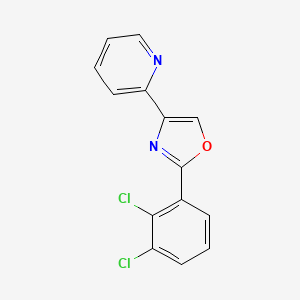 Pyridine, 2-[2-(2,3-dichlorophenyl)-4-oxazolyl]-