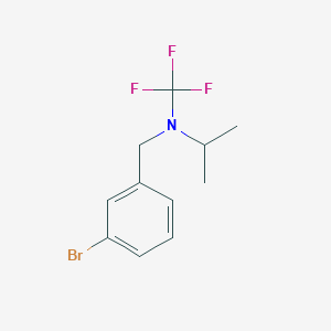 N-(3-bromobenzyl)-N-(trifluoromethyl)propan-2-amine