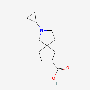 2-Cyclopropyl-2-azaspiro[4.4]nonane-7-carboxylic acid