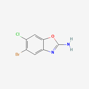 Benzoxazole, 2-amino-5-bromo-6-chloro-