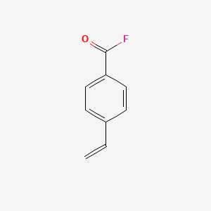 molecular formula C9H7FO B13952075 4-Ethenylbenzoyl fluoride CAS No. 194344-13-3