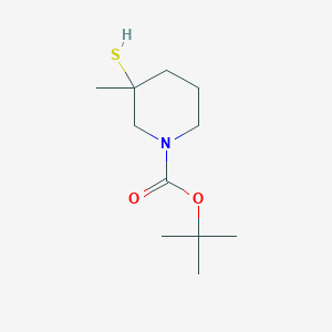 tert-Butyl 3-mercapto-3-methylpiperidine-1-carboxylate