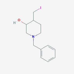 1-Benzyl-4-(iodomethyl)piperidin-3-ol