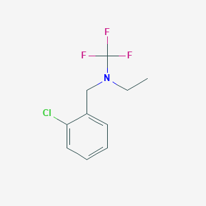 N-(2-chlorobenzyl)-N-(trifluoromethyl)ethanamine