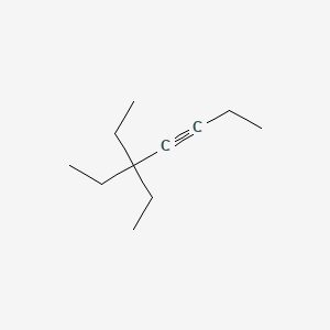 molecular formula C11H20 B13952147 5,5-Diethyl-3-heptyne CAS No. 61228-06-6