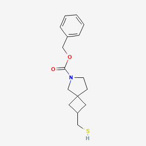 Benzyl 2-(mercaptomethyl)-6-azaspiro[3.4]octane-6-carboxylate